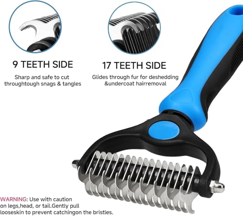 NVNAN 5-in-1 Pet Grooming Kit: Deshedding Rake, Nail Clipper, Grooming Gloves & Massage Brush for Dogs and Cats (Nail Clipper Set) - color: Nail Clipper Set