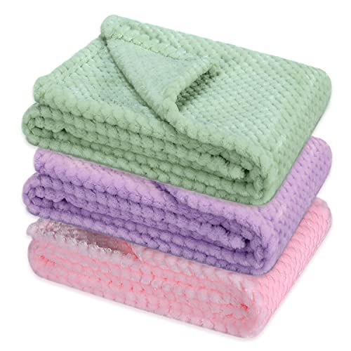 Warm Soft Fuzzy Dog or Cat Blanket, Plush Fleece Throws for Bed, Couch, Sofa, Travel (S/24" x 32", Multicolor 1) - color: Multicolor 1, size: S/24" x 32"