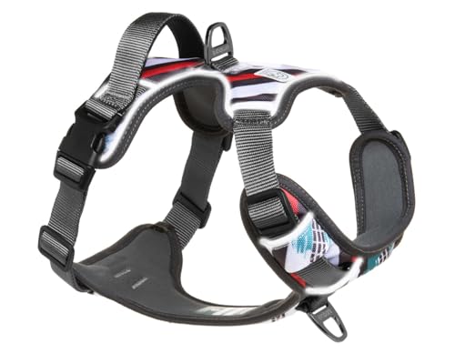 Embark Adventure Dog Harness for Small, Medium & Large Dogs – No Pull, Reflective Trim, Heavy Duty Oxford, 2 Leash Clips, Gel-Lined Handle, Soft Padded - color: Maverick, size: XS