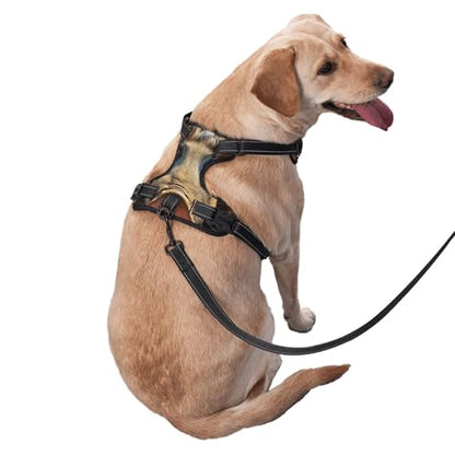 Warthogs Large Dog Harness Soft Padded Adjustable Dog Vest, Reflective Harness with Easy Control Handle - size: Large