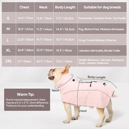 Dog Coat Warm Dog Winter Coat Waterproof Dogs Jacket with Reflective Pet Fleece Vest Zip-Up Cold Weather Coats for Large Dogs Turtleneck Windproof Coats (Grey,X-Large) - color: Grey, size: X-Large
