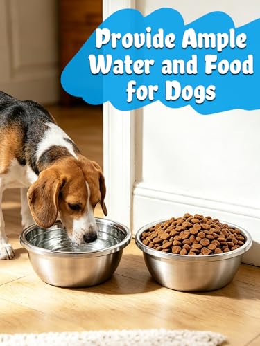 2 Pcs 0.5 Gallon Dog Bowls for Small Dogs - Food Grade Stainless Steel Metal Water Bowl, Easy to Clean Food Bowls for Indoor Outdoor - size: 0.5 Gallon