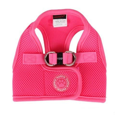 Puppia Neon Soft Vest Harness Step-in No Choke No Pull Walking Training for Small and Medium Dog, Pink, Small - color: Pink, size: Small, style: Neon Soft Vest Harnes