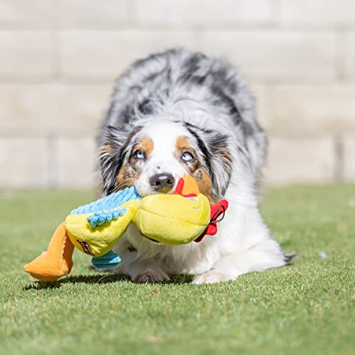 Huxley & Kent Slappies for Dogs | Squeak & Shake Dog Toy | No Stuff Tummy with Squeaky TPR Ball in Head | Simulates Hunting Nature for Dogs (Kernal, Small) - size: Small, style: Kernal