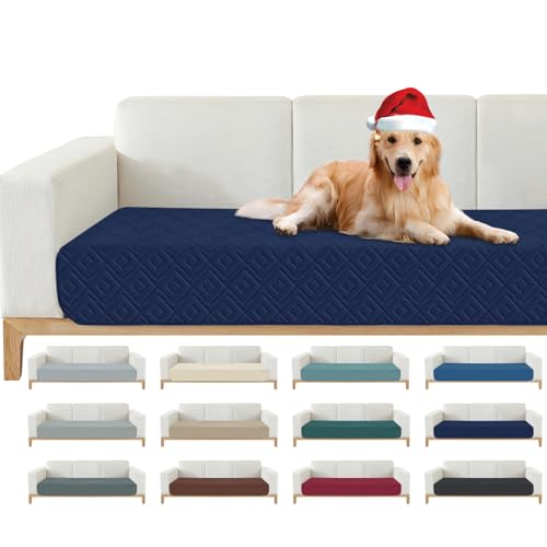 2026 Waterproof Sofa Dog Blanket (30"x70") Comfy Couch Sofa Mat for Pets with Anti-Slip Back, Universal Incontinence Lightweight Liner Pad for Furniture Car Picnic etc Durable Washable, Navy Blue - color: Navy Blue, size: 30x70 Inch