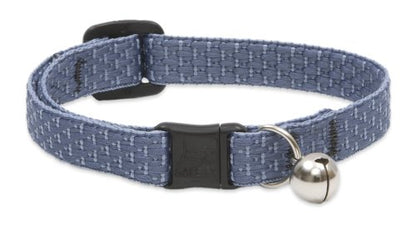 LupinePet Eco 1/2" Mountain Lake Cat Safety Collar with Bell , 8-12" - color: Mountain Lake