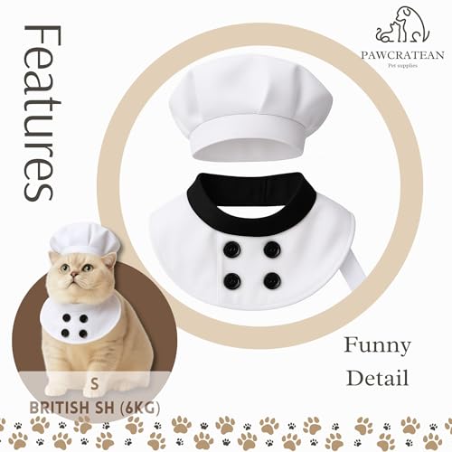 Pet Custom Dog Custom Cat Custom Hoodie, Sporty Look, Funny Gift, Halloween Holiday (Chef, Small) - color: Chef, size: Small