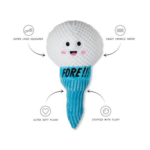 Fringe Studio Plush Dog Toy, Today is TEE-RIFFIC, Pet Shop Collection (314241) - color: Today Is Tee-Riffic