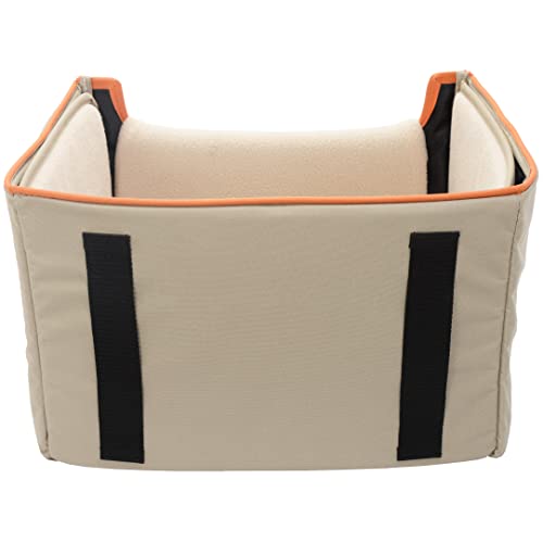 CO-PILOT Dog Car Seat, Foldable Dog Booster Seat for Small Dogs, Dog Car Harness