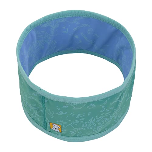 Ruffwear, Swamp Cooler Dog Neck Gaiter, Evaporative Cooling Gear for Hot Weather, Aurora Teal/Heliotrope Purple, Medium - color: Aurora Teal, size: Medium