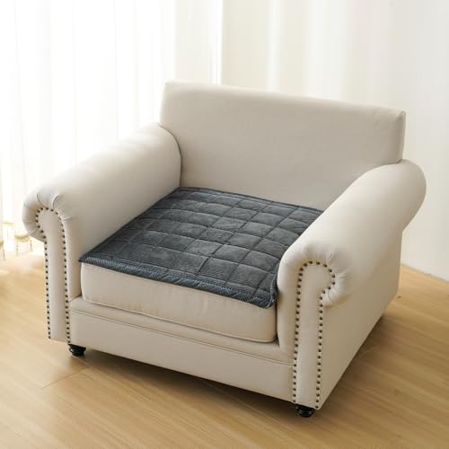 Couch Covers for Dogs Washable, Non Slip Couch Covers for Loveseat Sofa Pet Friendly, Soft Fuzzy Sofa Covers for Pet, Dog Couch Cover Furniture Protector(1PC,Dark Grey,27.6"x27.6") - color: Dark Grey, size: 27.6"x27.6"