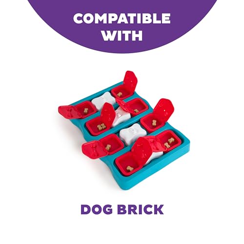 Outward Hound by Nina Ottosson Extra Doors for Dog Brick Interactive Dog Puzzle - 5 Pack, Red - color: Extra Doors (Red) - 5 Pack