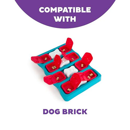 Outward Hound by Nina Ottosson Extra Doors for Dog Brick Interactive Dog Puzzle - 5 Pack, Red - color: Extra Doors (Red) - 5 Pack
