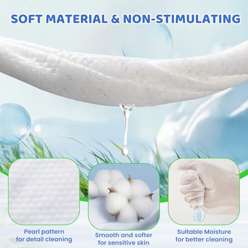 VOISEN 48 Pcs Pet Glove Wipes for Dogs and Cats, Cleaning & Deodorizing Bathing Grooming Wipes,Unscented Thick Nourish Fur Glove Wipes for Pet Dry Cleaning,Daily Care and Travel - size: 48 Pack