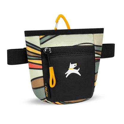 OllyDog Goodie Treat Bag, Dog Treat Pouch, Waist Belt Clip for Hands-Free Training, Magnetic Closure, Dog Training and Behavior Aids, Three Ways to Wear (Ventura '73) - color: Ventura '73