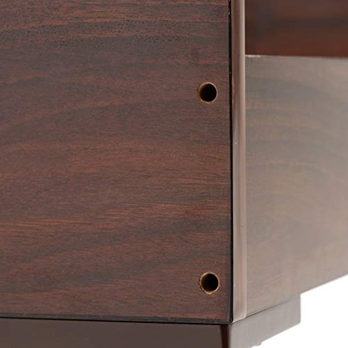 Furhaven Elevated Dog Bed Frame for 36" x 27" Large Dog Beds, Easy Assembly - Mid-Century Modern Bed Frame - Walnut, Large - color: Veneer Walnut, size: 36" x 27"