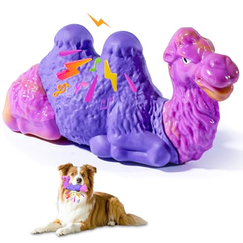 Tough Dog Chew Toys for Aggressive Chewers, Squeaky Indestructible Dog Toy To Keep Them Busy, Interactive Large Chew Toy for Dogs Medium Small, Durable,Reduce Boredom,Puppy Teeth Cleaning Milk Flavor - color: Milk Flavor