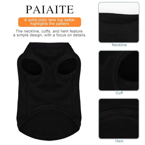 Discover Cozy Cotton Canine Wear: Breathable Soft, and Lightweight Dog Shirt Vest with Eye-Catching Graphics(When GOD Made ME), Keeping Your Furry Friend Warm and Comfy! Black L - size: L-(10~13lb) | Back(~15.7")