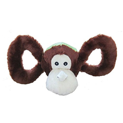 Jolly Pets Jolly Tug-a-Mal Monkey Tug/Squeak Toy, Small - color: Monkey, size: Small