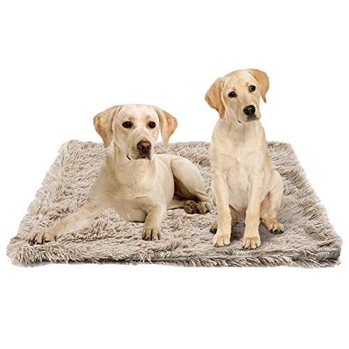 N+A Fluffy Pet Dog Blankets Soft Warm Fleece Throw Puppy Blanket Washable Plush Faux Fur Sleep Mat for Dog Cat Bed Couch Sofa Car (Medium (21" x 31"), Pink) - color: Pink, size: Medium ( 21" x 31" )