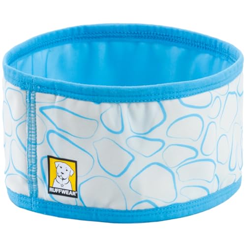 Ruffwear, Swamp Cooler Dog Neck Gaiter, Evaporative Cooling Gear for Hot Weather, Biolumin Blue, X-Small - color: Biolumin Blue, size: X-Small