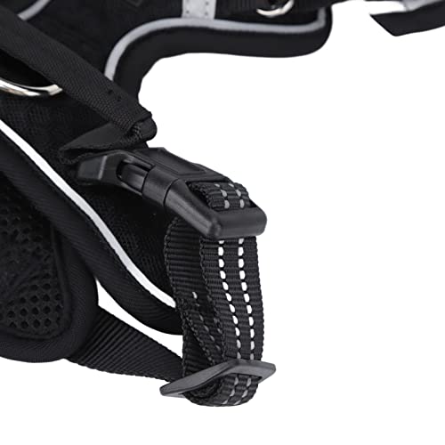 ZJchao Ergonomic Reflective Dog Harness with Breathable Mesh & Cushioned Straps for Small to Large Breeds – Secure, Comfortable Walks