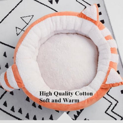 Ultra-Plush Donut-Shaped Cat Bed with Washable Cushion - Cozy Thermal Pet Sleeping Bag for Cats & Small Dogs, Indoor Winter Warmth, Anxiety-Relief Design(Gray) - color: Gray