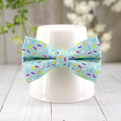 Ultra Joys Breakaway Cat Collar - Boy & Girl Kittens - Bell & Bowtie Birthday Small - color: Birthday-Whole Set, size: Small