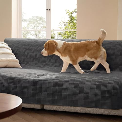 Bedsure Waterproof Couch Cover for Dogs Washable - Waterproof Blanket for Large Dogs Couch Sofa Bed Cozy, Lightweight Furniture Protector for Pet Cat Quick Drying, Charcoal, 52x82IN - color: Charcoal, size: 52x82 inch