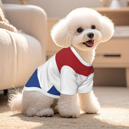 SWEET TANG Small Dog T-Shirt with UPF 50+ Sun Protection, Netherlands Flag, Breathable Quick Dry Summer Clothes for Puppy Cats, Large - color: Pattern (116), size: Large