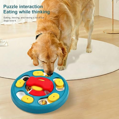 Paw-FECT Piece Interactive Dog Treat Puzzle Toy, Dog Food Slow Feeder for Mental Stimulation, IQ Training, Prevents Overeating & Fast Eating, Helps Fight Obesity, Great for All Pet Sizes/Breeds