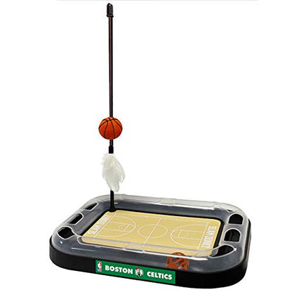 Pets First Boston Celtics Basketball Cat Scratcher Toy 14 x 11 - color: Boston Celtics
