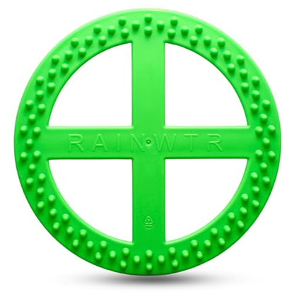 Flexible Flying Disc - Durable Floating Dog Toy for Fetch, Tug, Treat Filling, Made in USA, FDA Compliant TPE, Medium/Large Dogs, Green - color: Green