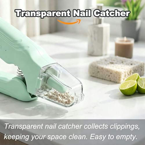 2-in-1 Dog Nail Grinder & Dog Nail Clippers Trimmers for Large Medium Small Dogs Cats Pets Claw Trimmer with LED Lights (Green) - color: Green