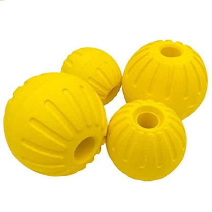 4Pack Dog Balls - Durable Dog Toys for Chewers, Interactive Fetch & Training, Floats in Water (2Pcs 3.54in/2Pcs 2.76in) - size: 2Pcs3.54inch/2Pcs2.76inch