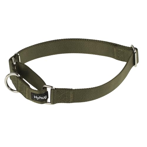 Martingale Dog Collar Medium Green |Escape - Proof Heavy Duty Nylon Durable No Slip, Ideal for Training & Daily Walks - color: Army Green, size: Medium