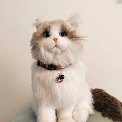 2 Pack Breakaway cat Collars with Bell,Safety Quick Release Pendant Cute Kitten Collar,Adjustable 20-30cm (Halloween1, 20-30cm) - color: Halloween1