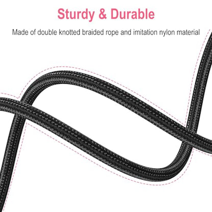 Double Dog Leash for Two Dogs,Dual Hands Free Dog Leashes,360 Swivel No Tangle Walking Leash,Soft Padded Handle,Adjustable Crossbody Waist Rope for Small Medium Large Dogs,Black - color: Black