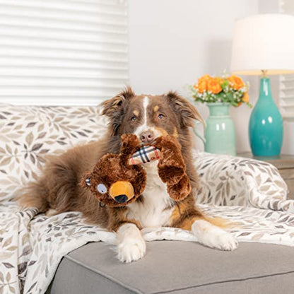 Huxley & Kent Slappies for Dogs | Beary Styles (Small) | Squeak & Shake Dog Toy | No Stuff Squeaky Toy, TPR Ball in Head | Simulates Hunting Nature for Dogs - size: Small, style: Beary Styles