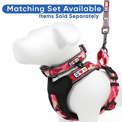 Pawtitas Reflective Padded Dog Harness for X-Small Dogs – Adjustable Puppy Step-in Vest | Fits Chest 14–18 in | No Pull Training Harness | XS | Pink Camouflage - color: Pink Camouflage, size: X-Small (Pack of 1)