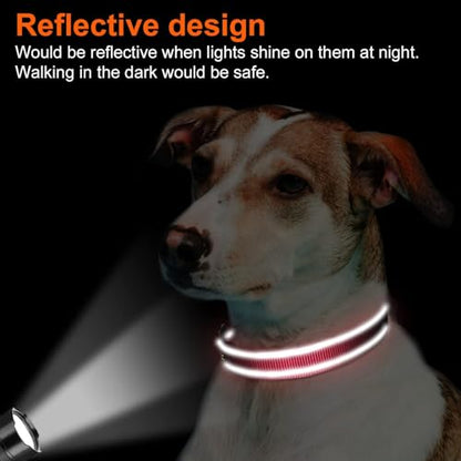 Joytale Reflective Dog Collar, Soft Neoprene Padded, Metal D-Ring, Nylon Pet Collar Adjustable for Puppy and Small Dogs, Red, XS - color: Red, size: X-Small (Pack of 1)