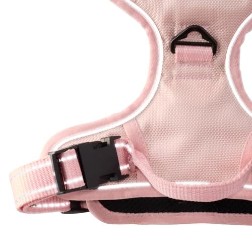 Pet Passion MAX - THE Hardy Reflective Harness, Pink, X-Large - color: PINK, size: X-Large (55-80 lbs)