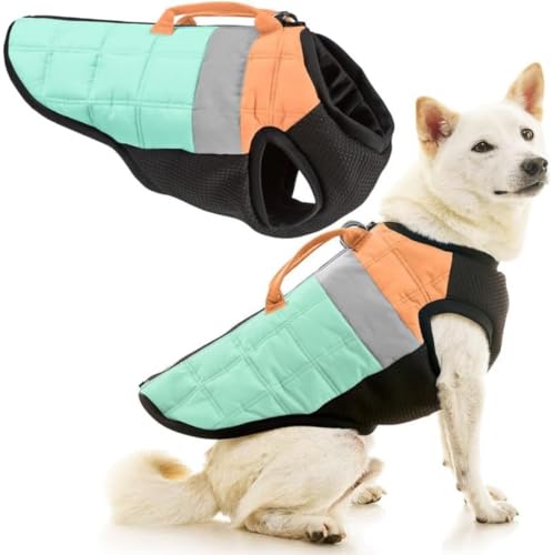 Gooby Bomber Vest Lift Dog Harness - Mint, X-Small - color: Bomber Vest Mint, size: X-Small