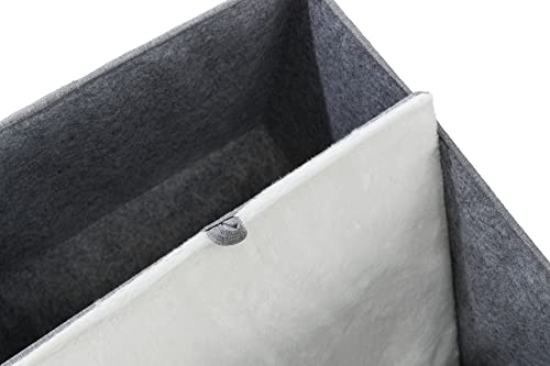 Trixie Saul Cat Condo | 2-Story Condo Tower | Scratching Surface | Foldable for Easy Storage | Gray