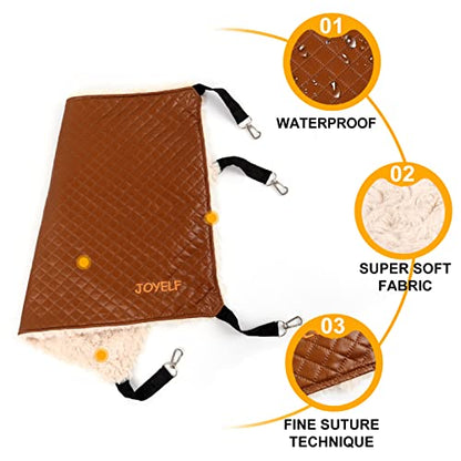 Cat Hammock Bed, Large Reversible Cat Cage Hammock Hanging Soft Pet Bed for Kitten Ferret Puppy or Small Pet