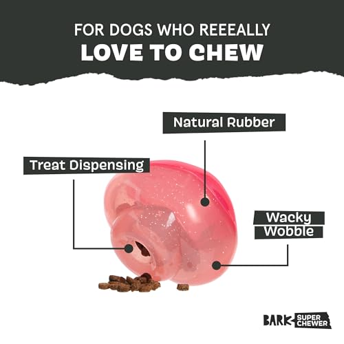 Barkbox Treat Caster Potion Dog Toy for Large Dogs Durable Rubber, Treat Dispensing with Wacky Wobble for Interactive and Engaging Playtime - style: Treat Caster Potion