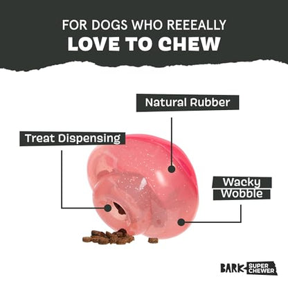 Barkbox Treat Caster Potion Dog Toy for Large Dogs Durable Rubber, Treat Dispensing with Wacky Wobble for Interactive and Engaging Playtime - style: Treat Caster Potion