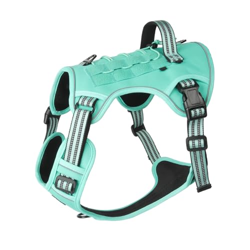 Reflective Large Dog Harness with Breathable Design Easy Wear Dog Harness for Safe and Comfortable Outdoor Experiences Large