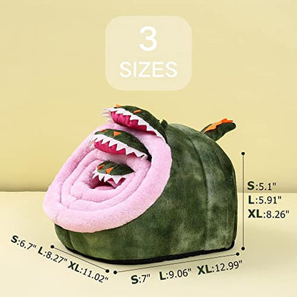 Hedgehog Rat Bed Guinea Pig House Hamster Supplies Chinchilla Cage Ferret Rat Gerbil(S,Crocodile) - color: 3-Crocodile, size: S