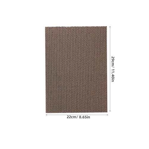 2pcs Replaceable Cat Scratcher Cardboard Refill High-Density Corrugated Cat Scratch Mat 29x20x3cm for Claw Grinding and Play